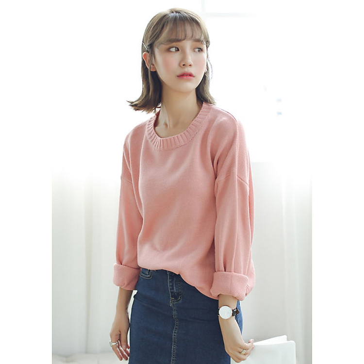 Áo Len Nữ Form Rộng Phong Cách Hàn Quốc AL018 (Freesize)