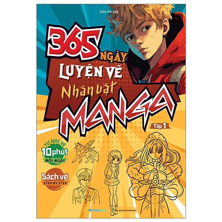 365 Ngày Luyện Vẽ Nhân Vật Manga (Tập 1)