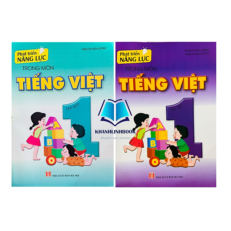 Combo phát triển năng lực trong môn tiếng việt 1 – tập 1 + 2