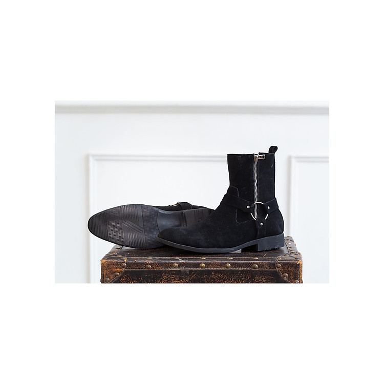 Giày Boot Tathanium Nam Da Lộn Cao Cấp Lương Tâm