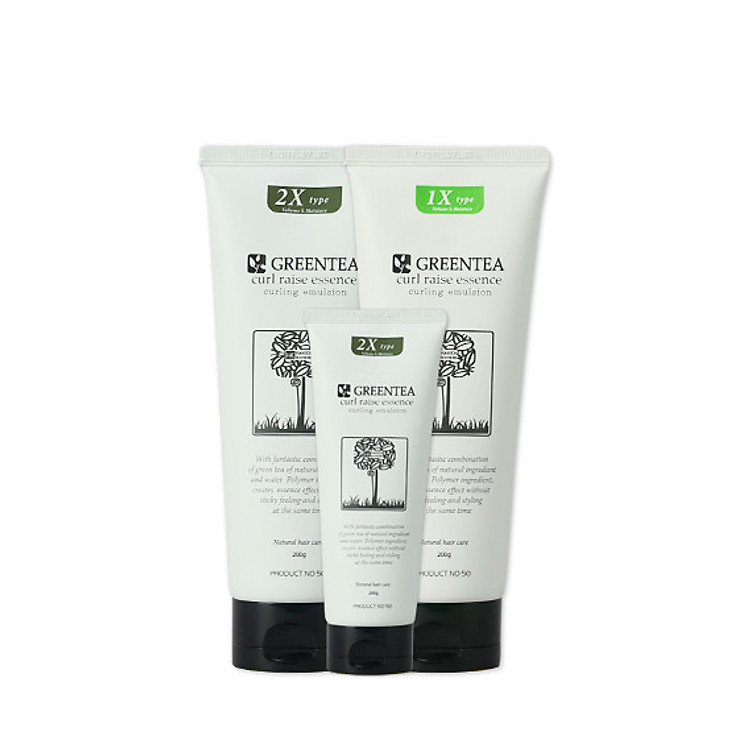 Tinh Chất Trà Xanh Dưỡng Giữ Nếp Tóc Uốn Haken Green Tea Curl Raise 2X essence Chính Hãng 50g