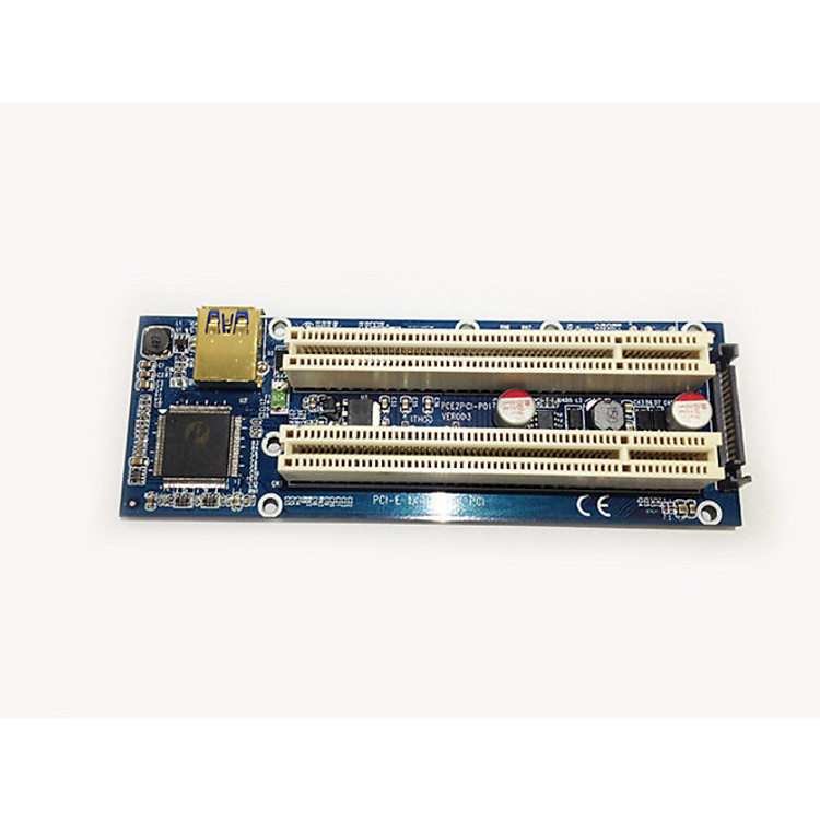 Card chuyển đổi PCI-E 1X sang 2 PCI thường