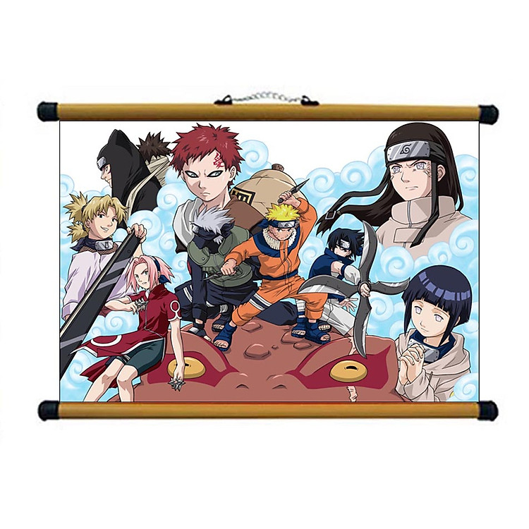 Tranh ảnh treo tường Naruto có khung nẹp ANIME MANGA