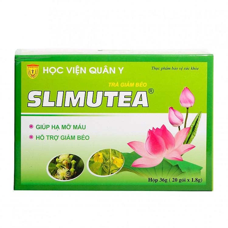 Thực Phẩm Chức Năng Trà giảm béo Slimutea Học Viện Quân Y 20 gói