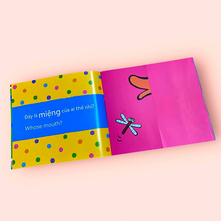 Miệng Của Ai Thế Nhỉ? - Whose mouth? - Bộ Sách Lật Mở Khám Phá Song Ngữ - Ảnh 3