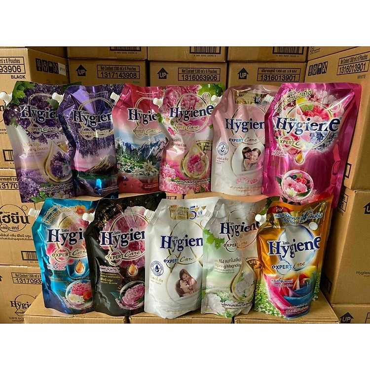 Nước xả vải đậm đặt Thái lan Hygiene expert care 1150 ml hàng chính ngạch