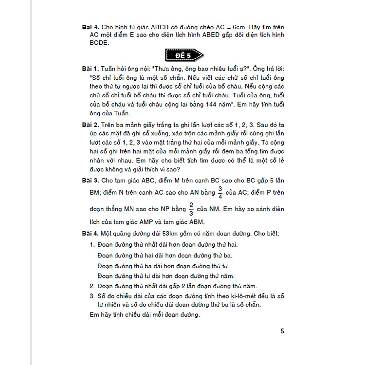 39 Bộ Đề Bồi Dưỡng Học Sinh Giỏi Toán 5 (HA) - Ảnh 5