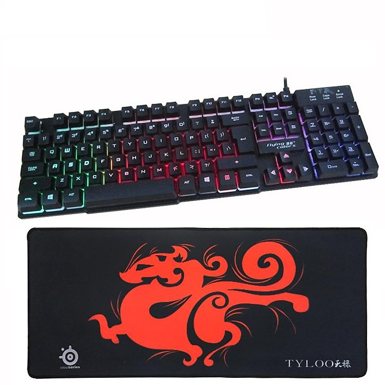 Bàn Phím Chơi Game Gỉa Cơ K8 Tặng Lót Chuột Tyloo 70CM