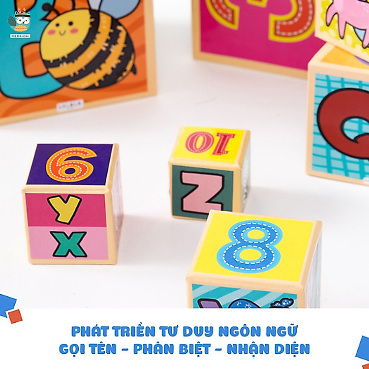 Tháp xếp chồng cho bé từ 1-7 tuổi Chính hãng Giá tốt - Hình ảnh 4