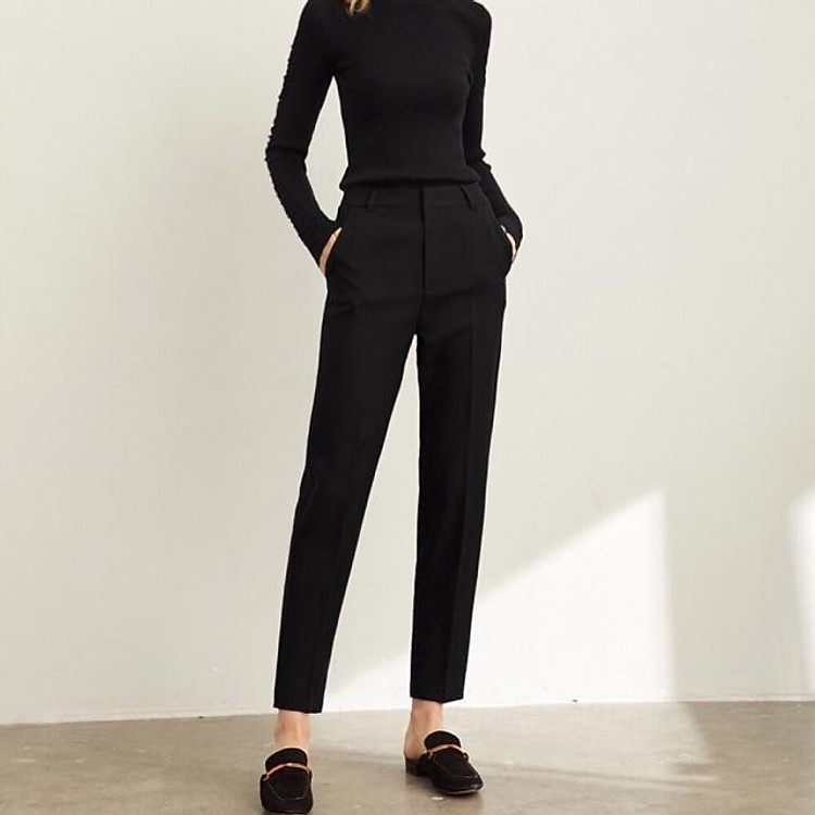 Quần Âu nữ công sở ghim cài khoá lịch sự sang trọng