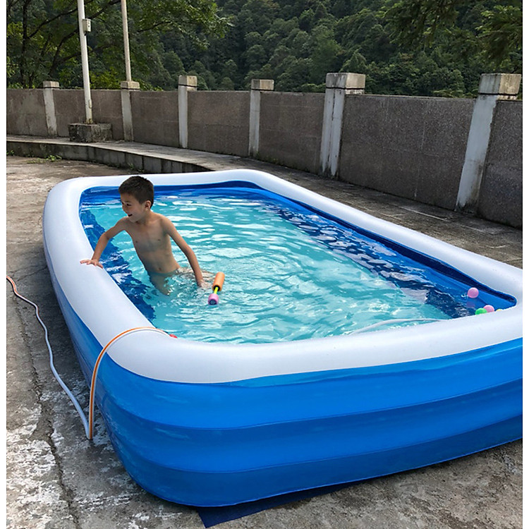 Bể bơi trơn siêu to khổng lồ kích thước 3m88
