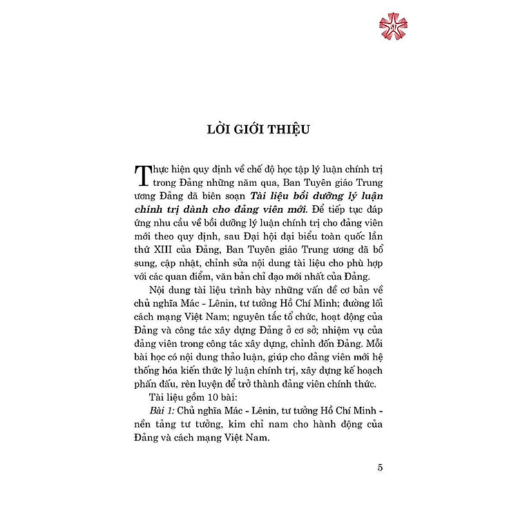 Tài Liệu Bồi Dưỡng Lý Luận Chính Trị Dành Cho Đảng Viên Mới - Ảnh 3