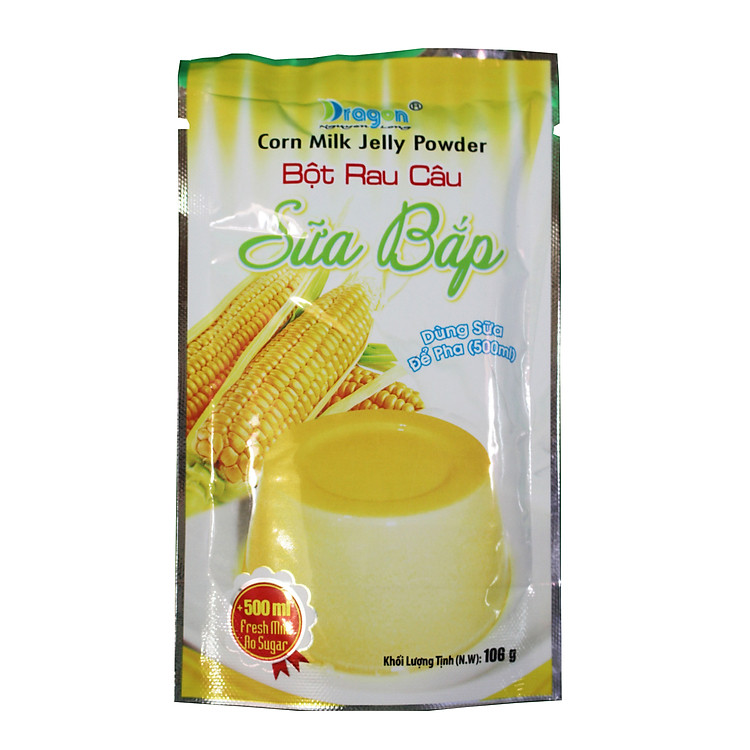 Bột Rau Câu Sữa Bắp DRAGON