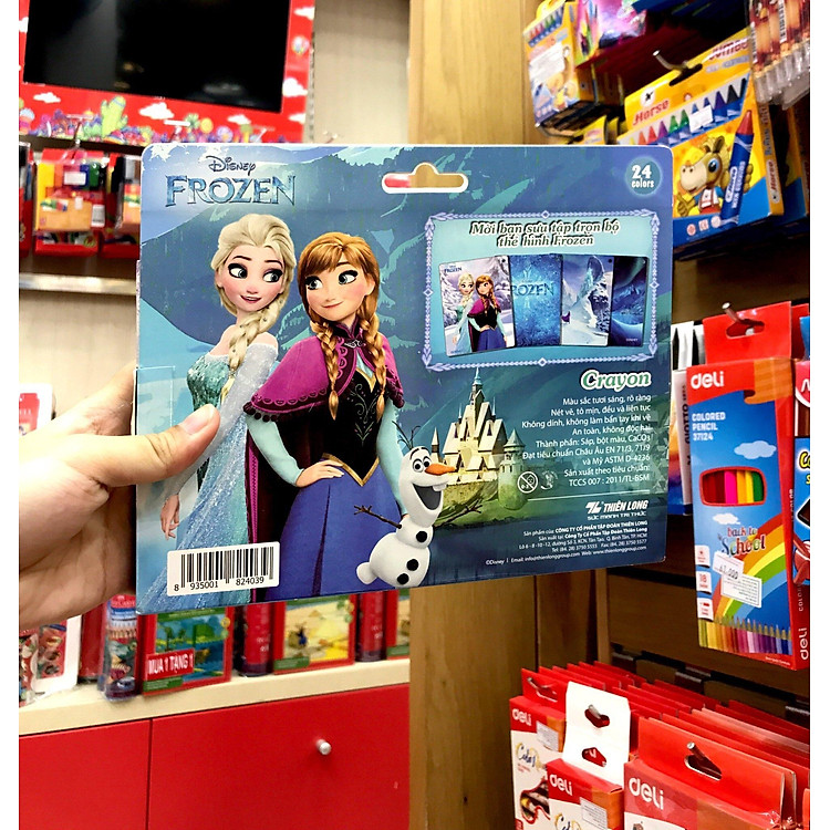 Bút Sáp Màu Thiên Long CR-C031/FR (24 màu) - Ảnh 6