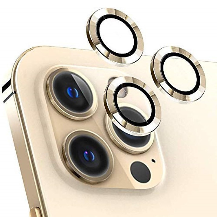 BỘ DÁN Dành Cho IPHONE 13 PRO/ 13 Pro MAX 3 MẮT BẢO VỆ CAMERA hiệu KUZOOM - Hàng nhập khẩu