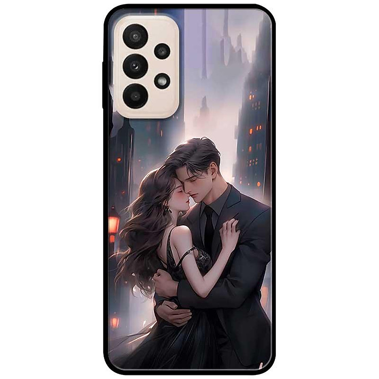 Ốp lưng cho Samsung M33 - Samsung A16 - A06 - Samsung A23 - A32 4G - A52 - Cặp Đôi Áo Đen - Hàng Chính Hãng