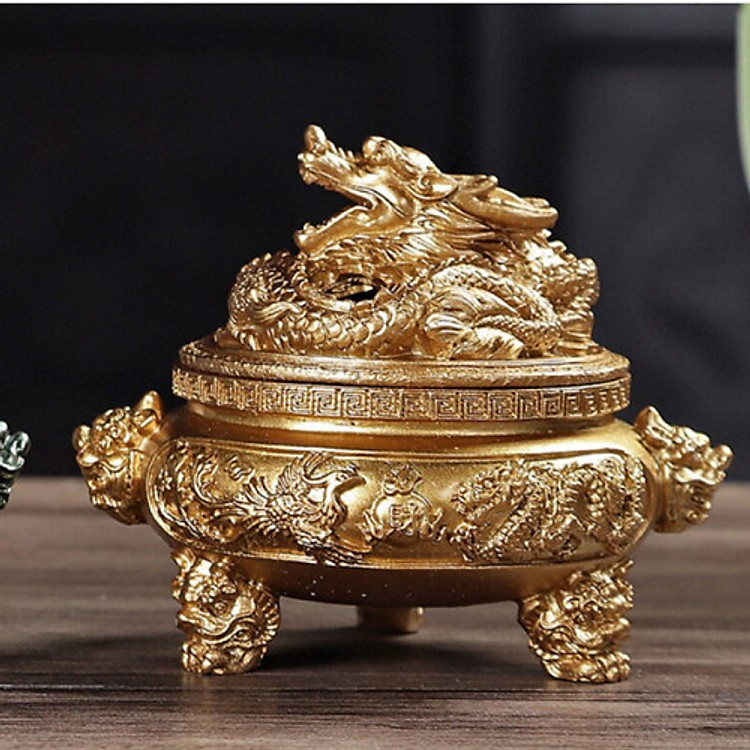 Lư xông trầm hình rồng