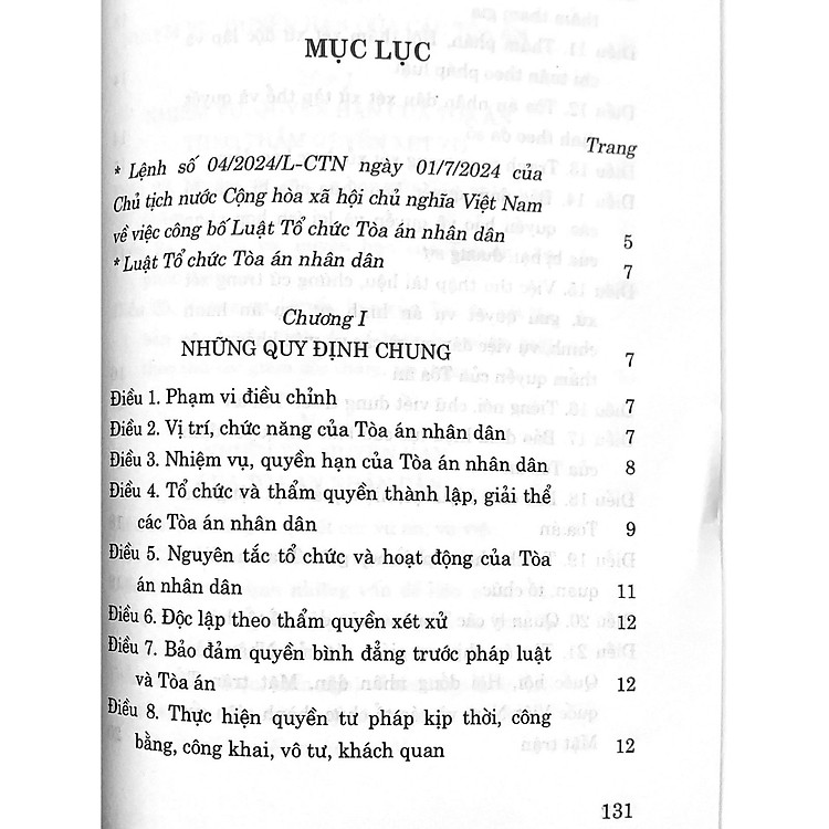 Luật Tổ Chức Tòa Án Nhân Dân Năm 2024 - Ảnh 4