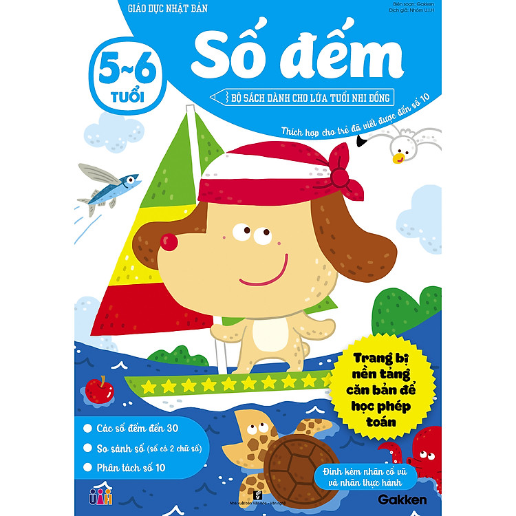 SÁCH THIẾU NHI CHO TRẺ 5-6 TUỔI _ TOÁN HỌC_Số đếm (5~6 tuổi)