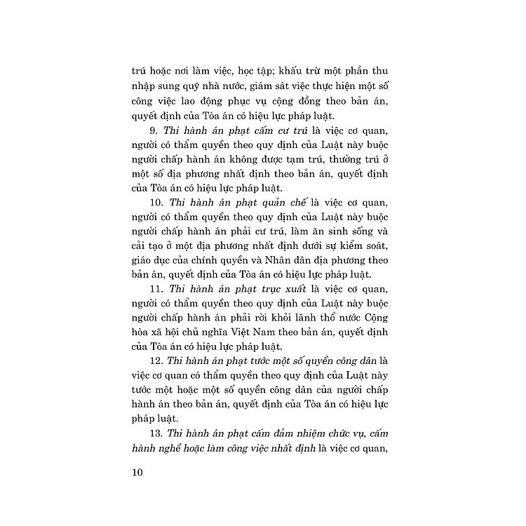 Luật Thi Hành Án Hình Sự Năm 2019 - Bản In 2024 - Ảnh 7