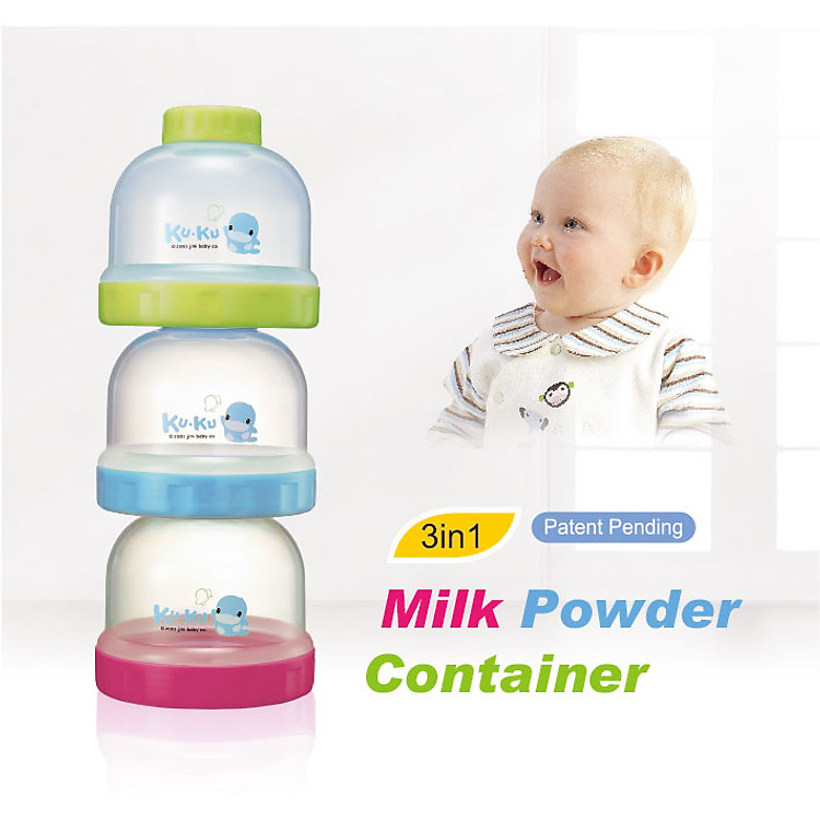 Hộp chia sữa đa năng cho bé KU5465A Chính hãng Tiết kiệm - Hình ảnh 2
