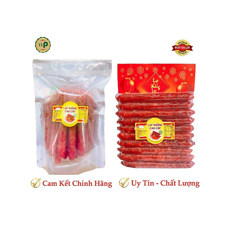 LẠP XƯỞNG TÔM VÀ LẠP XƯỞNG HEO TÂN LỘC PHÁT COMBO 2KG - MỖI LOẠI 1KG