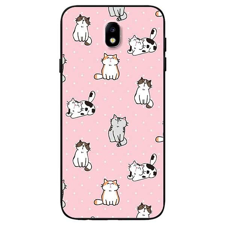 Ốp lưng dành cho Samsung J3 Pro - J7 Pro - J5 Prime - J7 Prime mẫu Mèo Trắng Đen Nâu