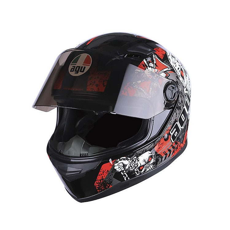 Mũ Bảo Hiểm AGU Tem Hot 53_ Mũ bảo hiểm fullface chuyên phượt_ Phụ kiện Phượt_ Mũ Bảo Hiểm Moto
