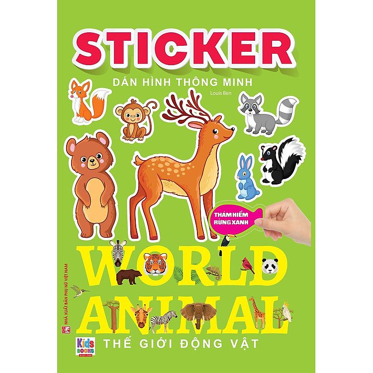 Sticker dán hình thông minh - Thám Hiểm Rừng Xanh - Ảnh 2