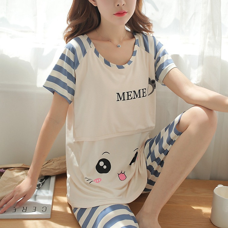 Bộ đồ sau sinh cho con bú