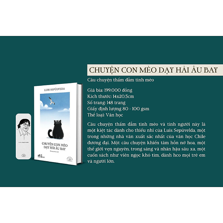 (Ấn bản đặc biệt kỷ niệm 20 năm Nhã Nam) CHUYỆN CON MÈO DẠY HẢI ÂU BAY – Luis Sepúlveda - Nhã Nam