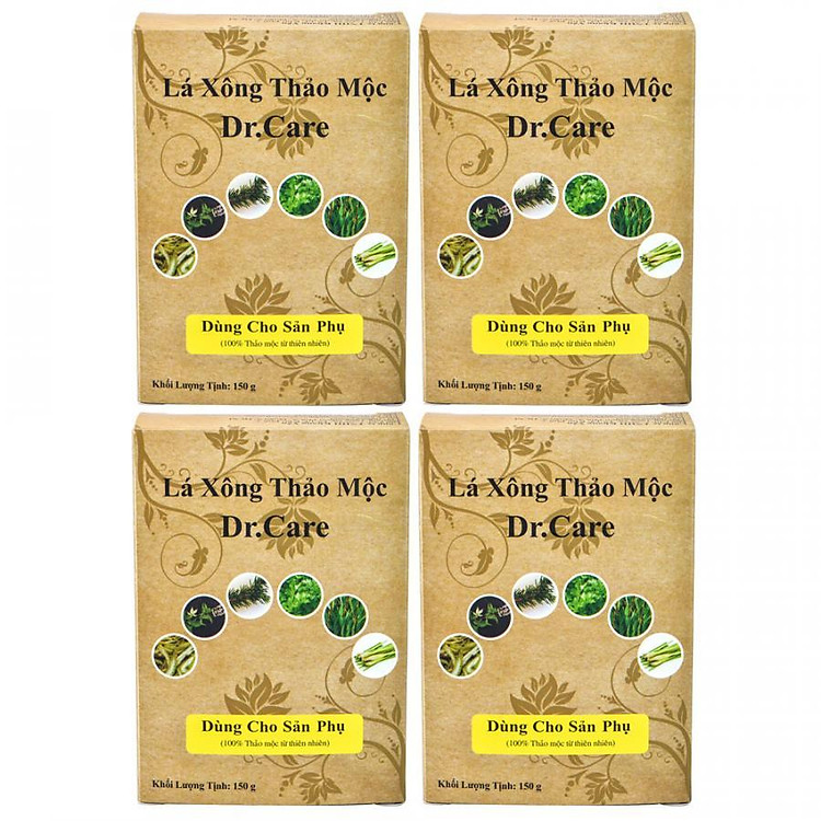 Combo 4 Hộp Lá Xông Thảo Mộc Dr.Care