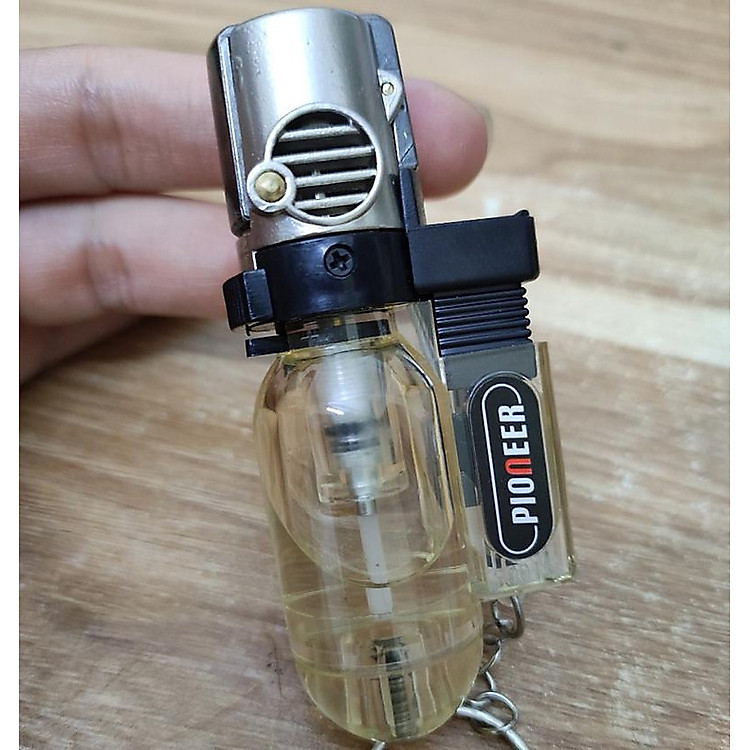 Vỏ Hột Quẹt Bật Lửa Khò Guang 1 Tia Độc Lạ Có Nắp Bật Dùng Gas Cao Cấp - Mẫu Mới Có Nút Chỉnh To Nhỏ Lửa