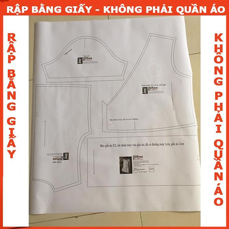 Rập giấy A0 đầm nữ mã 560 (BẢN VẼ) - Ảnh 6