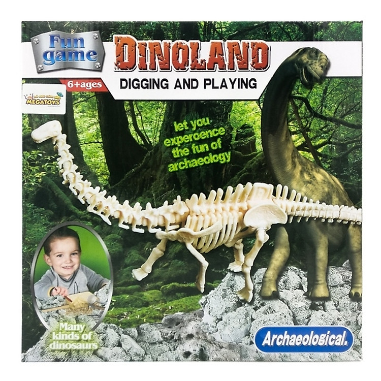 Đồ Chơi Khảo Cổ - Sưu Tầm Hóa Thạch Khủng Long Rồng Cổ Dài - 268-6