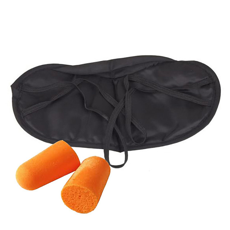 Set 05 Bộ bịt mắt khi ngủ , nhét tai chống ồn tiện dụng