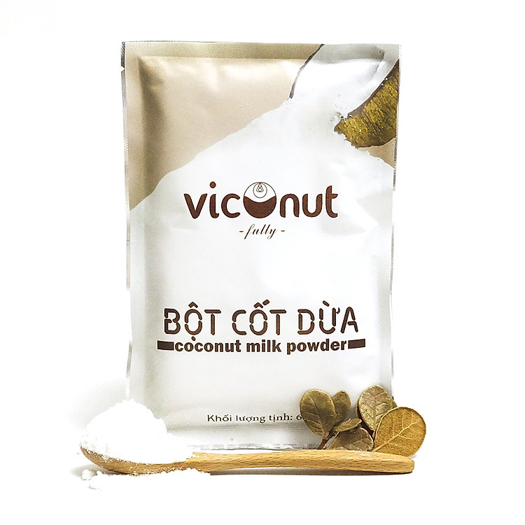 Bột cốt dừa Viconut - Thơm béo vị dừa tự nhiên (60g)