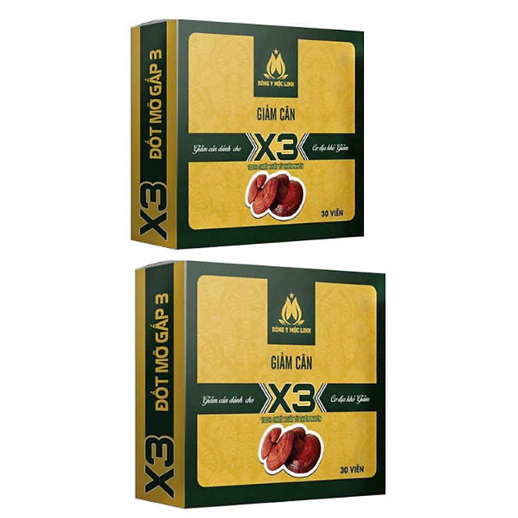 Combo 2 Hộp Thảo Dược Hỗ Trợ Giảm Cân Mộc Linh Mẫu Mới (Mộc Linh X3) - Hỗ trợ Giảm Cân Nhanh Chóng - An Toàn - Hiệu Quả