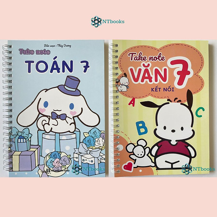 Sách Takenote lớp 7: Toán + Văn Kết Nối khổ A5 (Phiên Bản Mới Nhất)