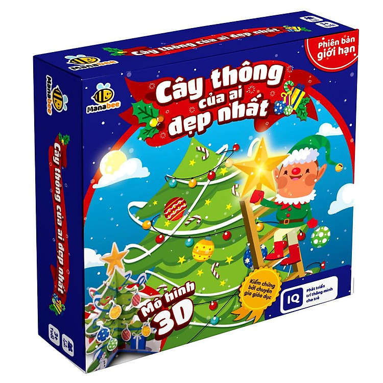 Tìm mua tại Avakids: Đồ chơi trí tuệ Manabee - Cây thông màu sắc - Ngập tràn khuyến mãi