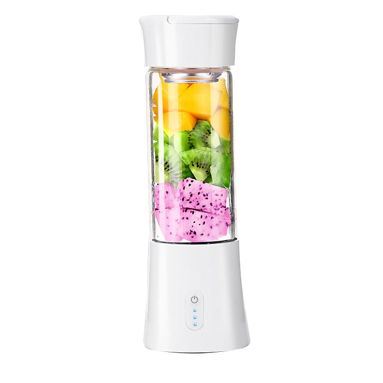 Máy xay sinh tố sạc điện cầm tay mini 4 lưỡi dao ZDK-T8 - Màu ngẫu nhiên