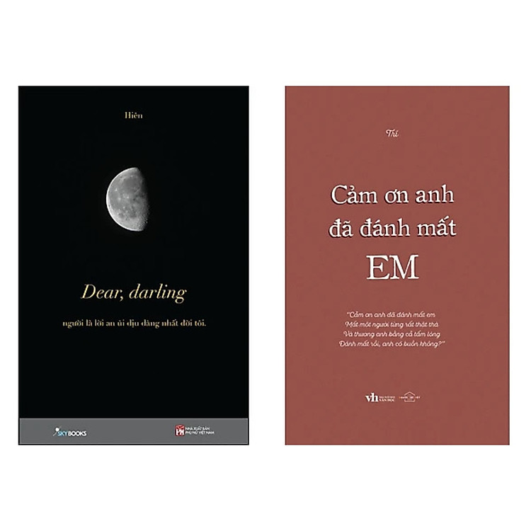 Combo 2Q: Dear, Darling + Cảm Ơn Anh Đã Đánh Mất Em (Tặng Kèm Bookmark) (Bộ Sách Mạnh Mẽ Đi Qua Nỗi Buồn Và Vẹn Tròn Tình Cảm)