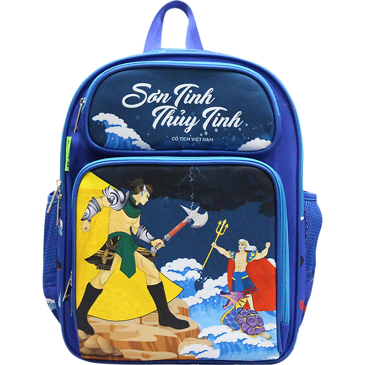 Ba Lô C1 Fairy Tale - Sơn Tinh Thủy Tinh B-12-096 - Xanh Đậm - Ảnh 3