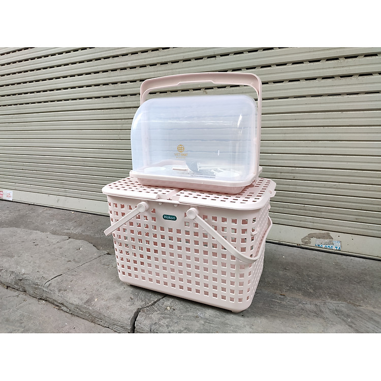 Mua Combo khay kệ úp bình sữa & giỏ đựng đồ Đảm bảo Giá rẻ - Hình ảnh 5