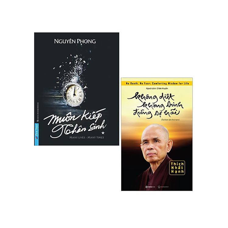 Combo Many Lives Many Times - Muôn Kiếp Nhân Sinh - Tập 1 + Không Diệt Không Sinh Đừng Sợ Hãi (Bộ 2 Cuốn) _FN