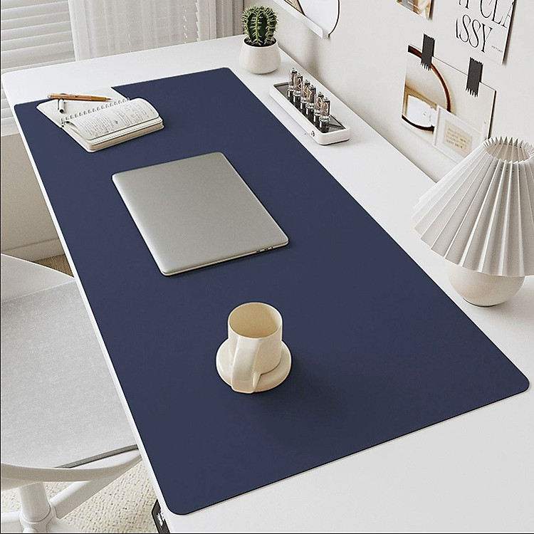 Deskpad da tấm di chuột miếng lót chuột khổ lớn, thảm da trải bàn làm việc 60x30cm - Hàng chính hãng