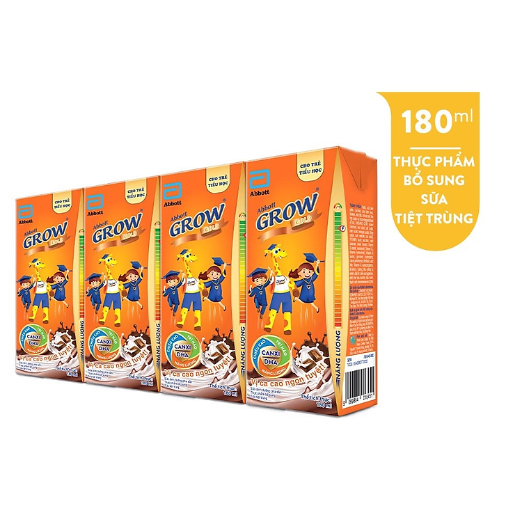 Thùng 48 Hộp Sữa Abbott Grow 180ml Chính hãng Tiết kiệm - Hình ảnh 4