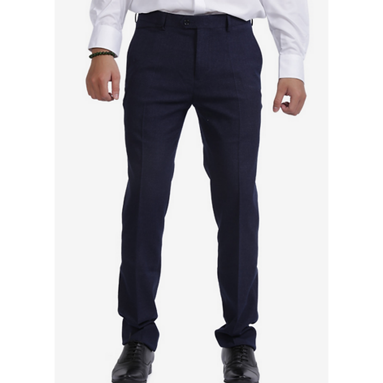 Quần Tây Nam Novelty 0ply Regular Fit NQTMMDMT3R1709920 - Xanh Đen