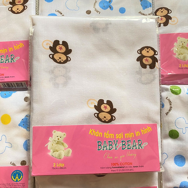 Tham Khảo tại ConCung: Combo 3 khăn tắm sơ sinh Baby Bear , nhận ngay nhiều Ưu đãi