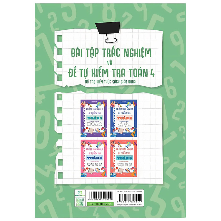 Combo Bài Tập Trắc Nghiệm Và Tự Kiểm Tra Toán Lớp 4 - Ảnh 5